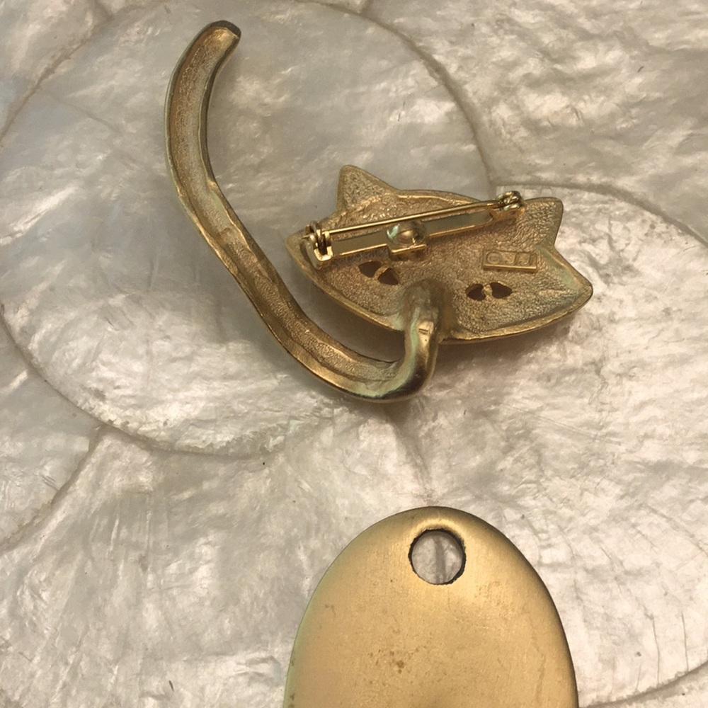 VTG 2 PIECE KITTY PIN - Picture 5 of 11